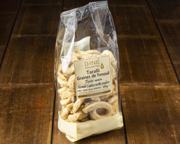 Taralli : fenouil, piment, pizza