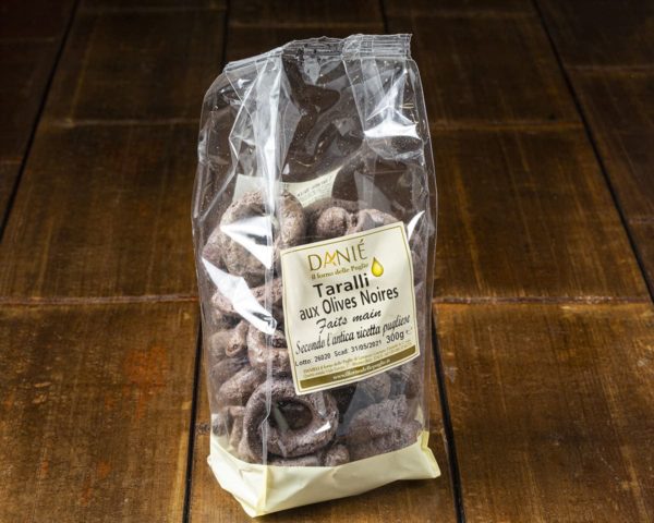 Taralli : olives noires